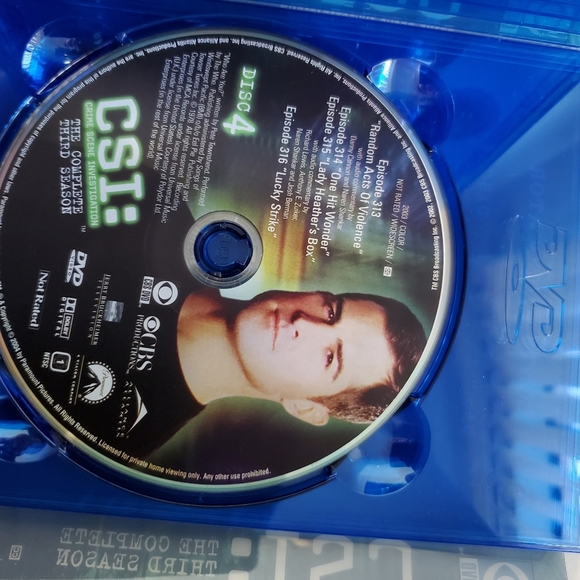 CSI: Crime Scene Investigation - The Complete Third Season (DVD, 2004, 6-Disc) - Picture 7 of 10